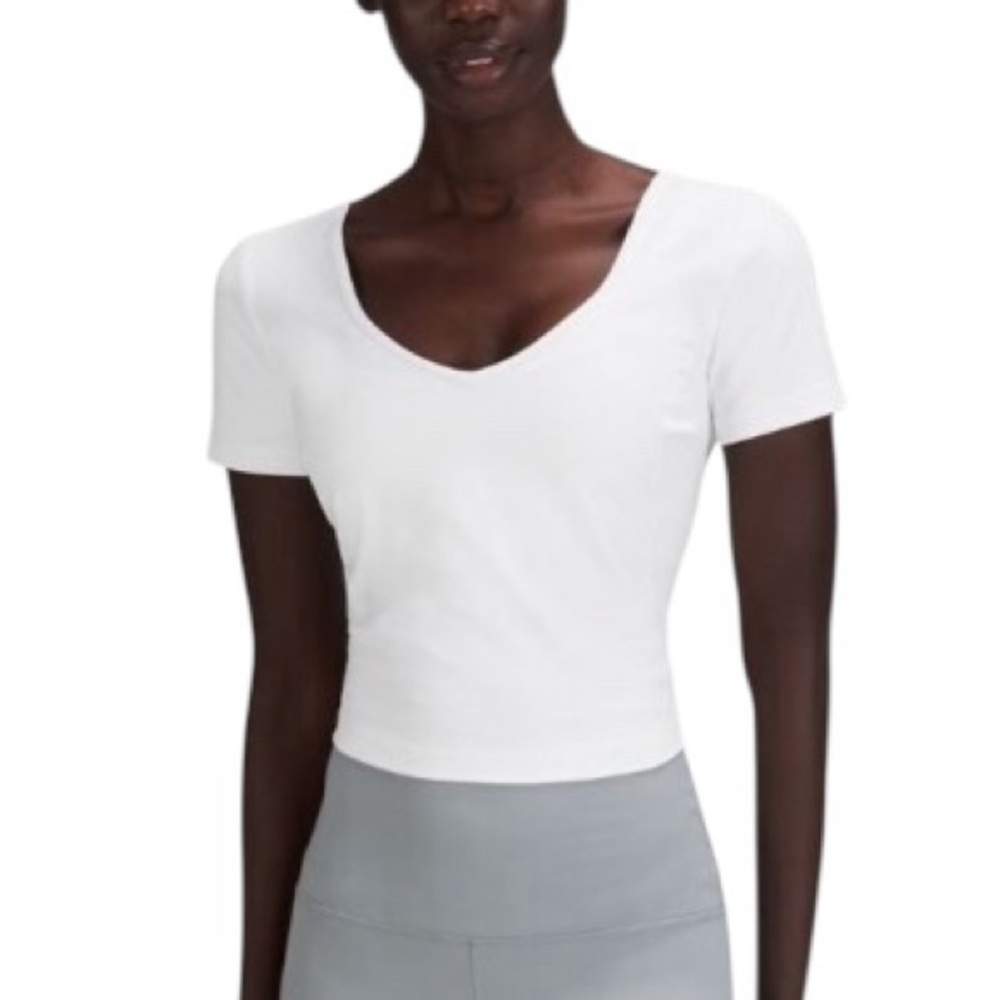 Lululemon Align Tee in White Size 8 NWT Limited Rare!